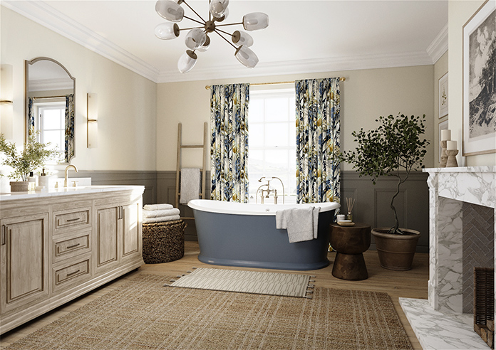 Bali, Navy - Made to Measure Curtains - Image 7